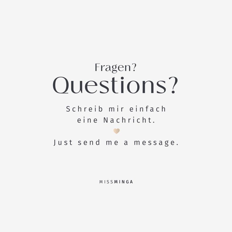 MISSMINGA Design – inspired by love. Discover more at missminga.de