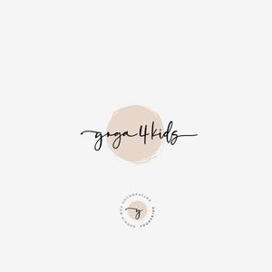 Yoga Logo | Children&#39;s Yoga & Wellness Branding | Boho Premade Design | Personalizable
