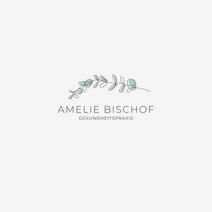 Naturopath Logo | Natural Leaf Design | Branding for Naturopathy & Health | Customizable Premade Logo