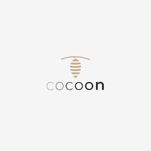 Cocon Wellness Logo | Minimalist Design for Spas & Salons | Feminine Branding | Customizable Premade Logo