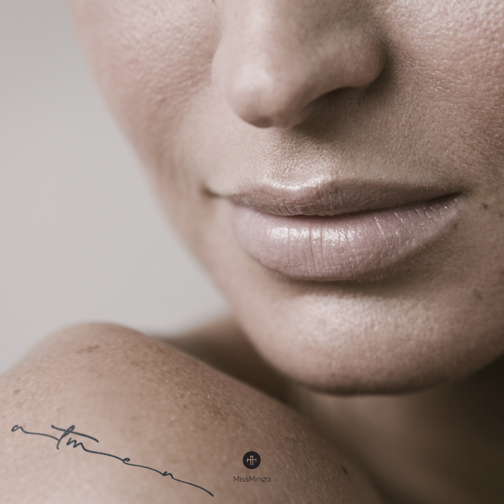 Lipstick Writing Tattoo Designs