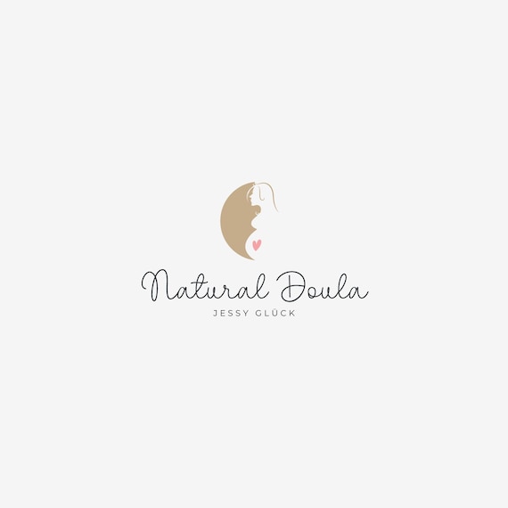 Hebamme Logo | Sanftes Doula-Branding | Personalisiertes Design | Für Geburtsvorbereitung & Familiencoaching