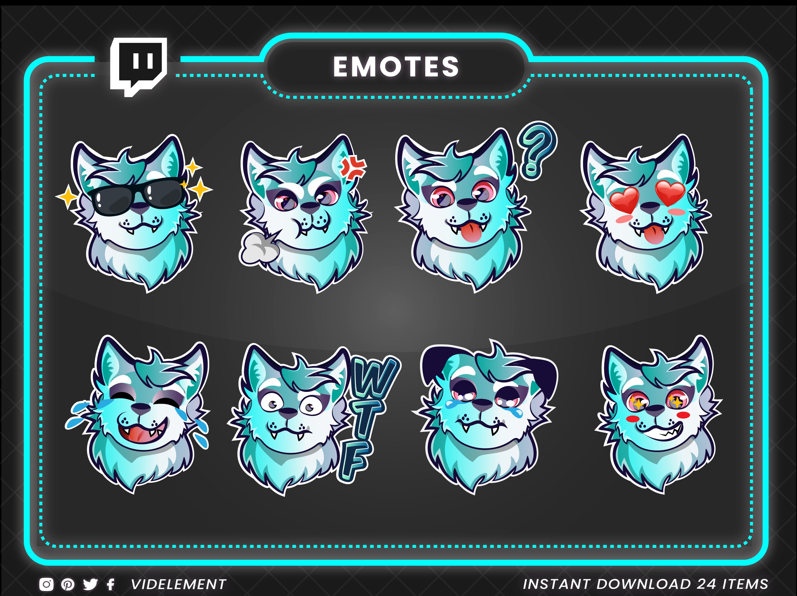 Twitch Emotes Twitch Sub Emotes Discord Emotes Text Emotes - Etsy