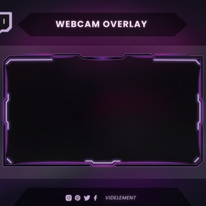Twitch animated webcam overlay