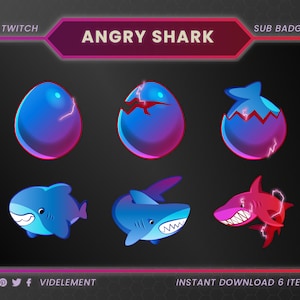 Shark sub badges, twitch sub badges, twitch badges, twitch sub badge, sub badges twitch, badges twitch, twitch bit badges, twitch emotes