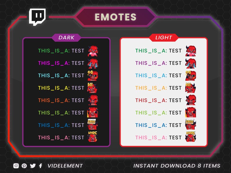 Buffalo Emotes, Twitch Emotes, Twitch Sub Emotes, Discord Emotes, Text ...