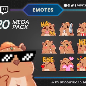 Hamster Haven: 20 Adorable Twitch Emotes to Amp Up Your Stream&#39;s Cuteness Quotient