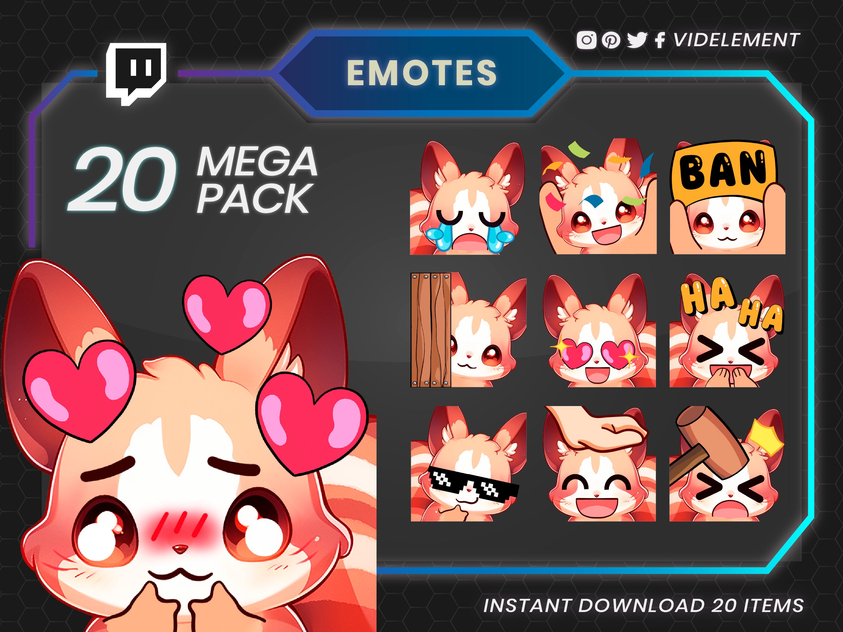 20 Kawaii Twitch Sub Emotes - Charming Chibi Squirrel Emotes for Streamers | Twitch sub emotes, Discord emotes, cute emotes, Youtube emotes
