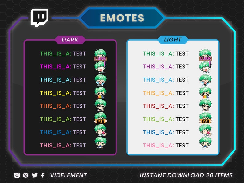 Twitch Emotes, Twitch Emote, Emotes Twitch, Anime Emote, Kawaii Emotes ...