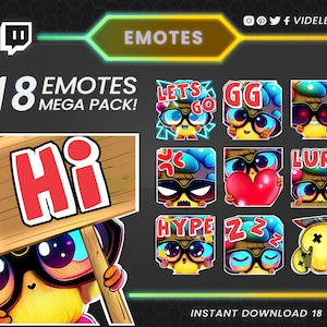 Mushroom emotes, anime emotes, Twitch cute emotes, Discord emotes, text emotes, chibi emotes, plant emotes, Twitch neon emote, youtube emote