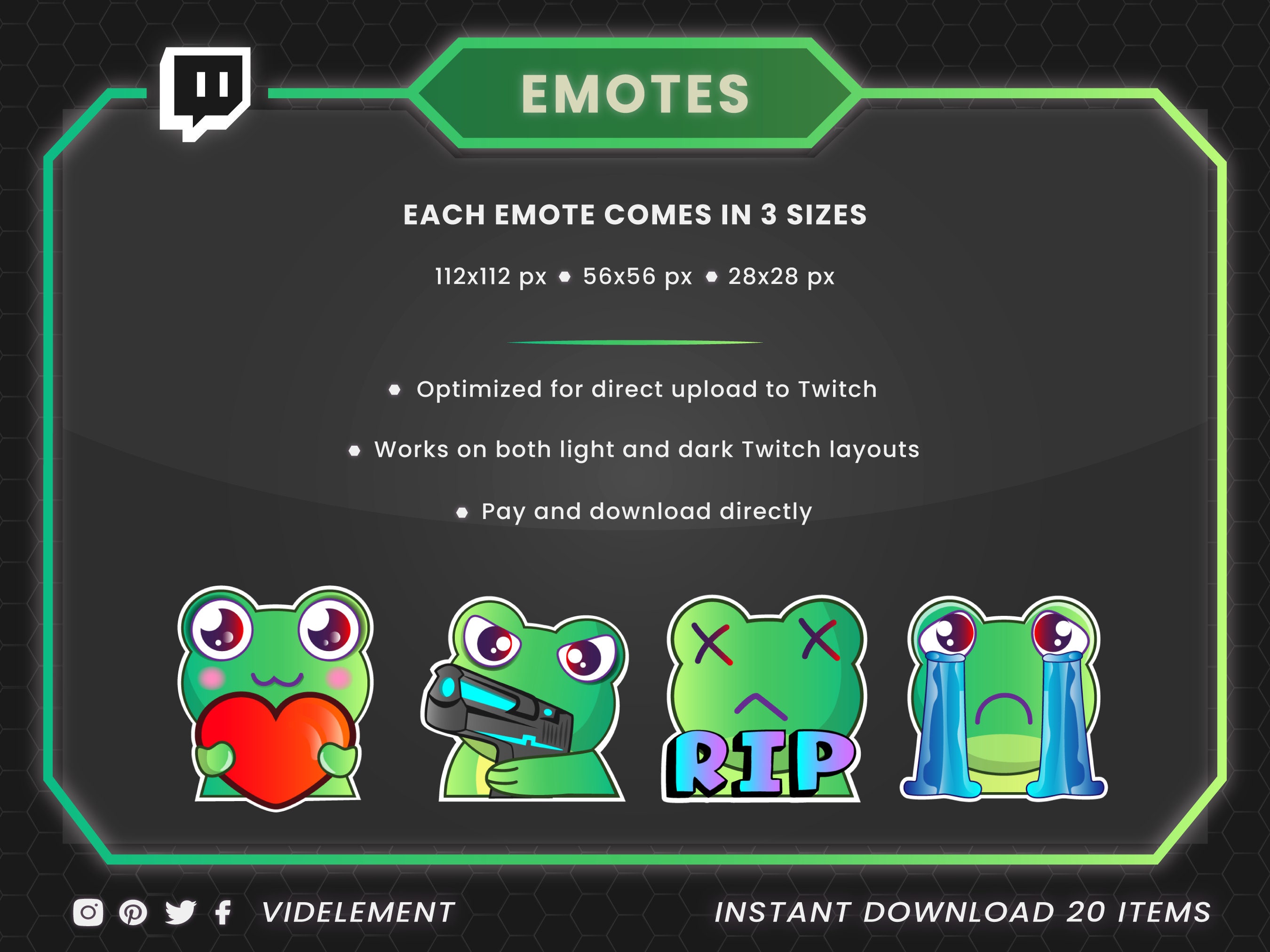 Twitch Emotes Twitch Sub Emotes Text Emotes Frog Emotes - Etsy Canada