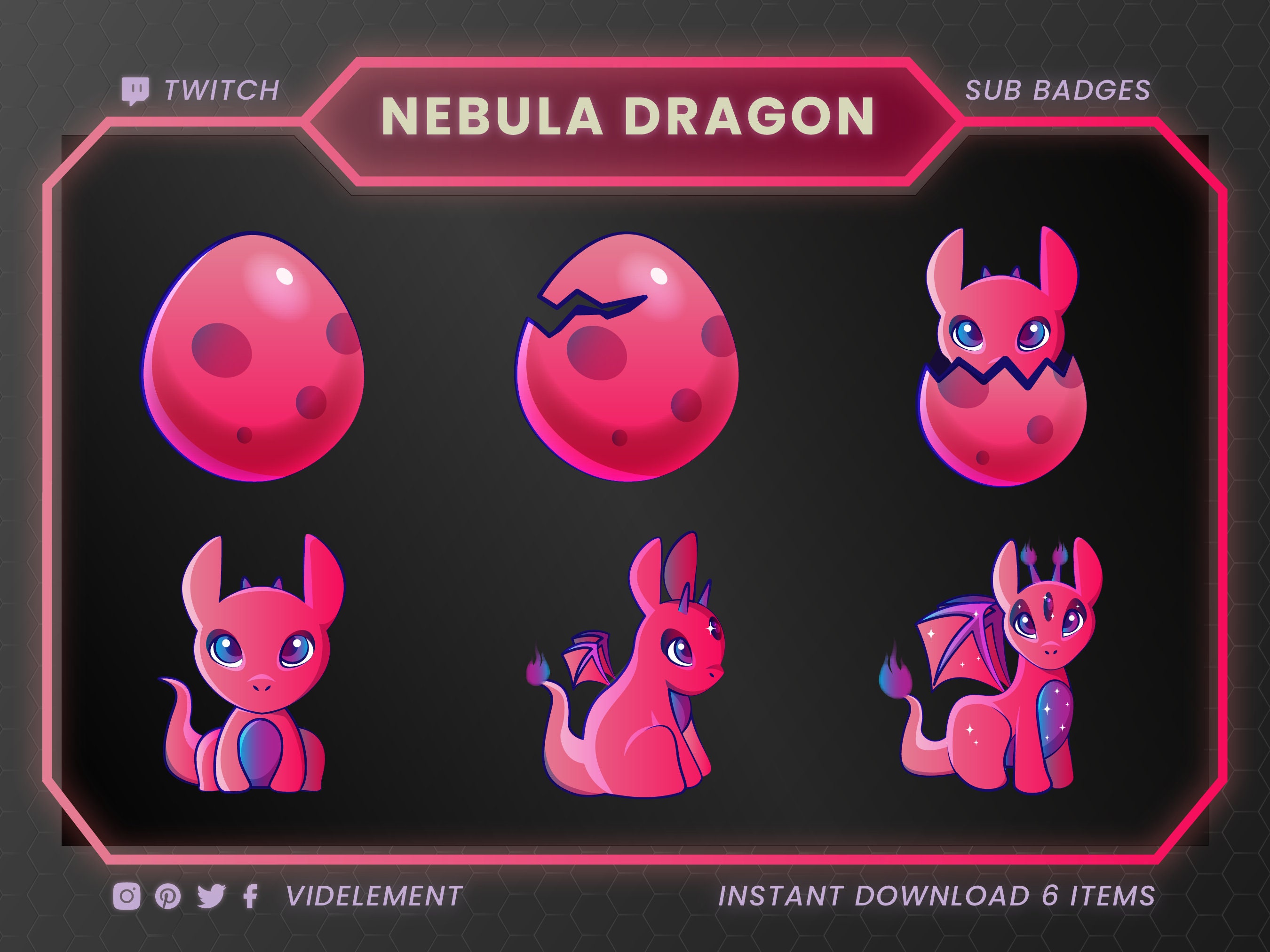 Massive Wolv Dragon Ball Sub Bits Twitch Badges by MassiveWolv on