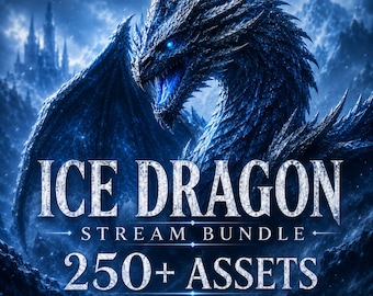 Dragon Stream Bundle | Animated Overlays, Animated Emotes,  Twitch Alerts, Sub Badges, Screen Overlays, Stream Overlays, Twitch Overlays
