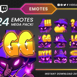 Emote del mago, emote sub di Twitch, emote di testo, emote anime, emote del mago, emote di Twitch magiche, emote fantastiche, emote chibi, emote Discord