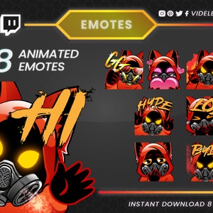 Emote animate, emote Twitch, emote Discord, emote Twitch sub, emote anime, emote Twitch neon, emote Twitch, emote danzanti, Discord