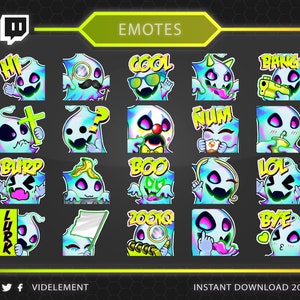 Phantom Power: 20 Ghost Emotes for Engaging Twitch Stream Interactions ...