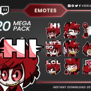 Emote anime, emote manga, emote carine di Twitch, emote Discord, emote di testo, emote chibi, emote di testo anime, emote hype di Twitch, emote di YouTube