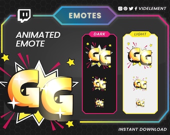 Animated emotes, Twitch emotes, text emotes, emotes twitch, discord emotes, kick emotes, anime emotes, cute emotes, emote pack, chibi emotes