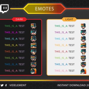 Twitch Emotes, Twitch Sub Emotes, Discord Emotes, Text Emotes, Wizard ...