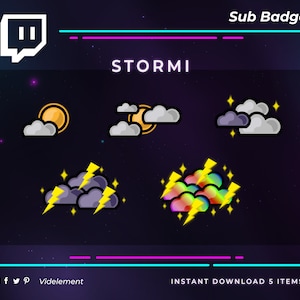 Storm sub badges, twitch sub badges, twitch badges, twitch sub badge, sub badges twitch, badges twitch, twitch bit badges, twitch emotes