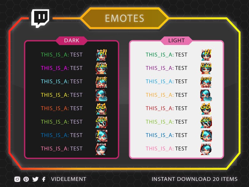 Twitch Emotes, Discord Emotes, Cute Emotes, Anime Emotes, Fox Emotes ...