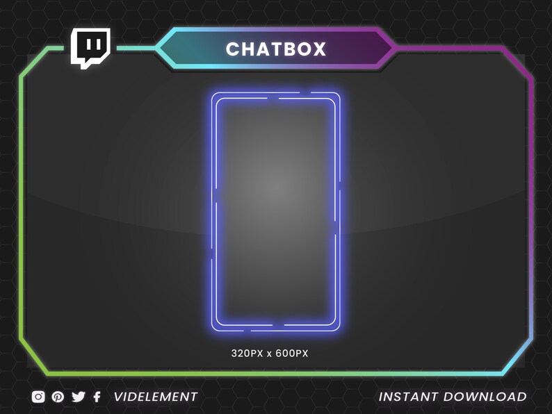 Stream Overlay, Animated Overlay, Vtruber Overlay, Kick Overlay, Colour ...