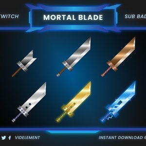 Emblemas de sub de lâmina, emblemas de sub de twitch, emblemas de twitch, emblemas de twitch, emblemas de bit de twitch, emotes de twitch, emblema de sub de twitch, emblemas de sub de twitch