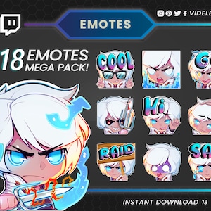 Twitch emotes, twitch sub emotes, discord emote, text emotes, sword emote, knight emotes, skull twitch emotes, elf emote, boy emote, discord