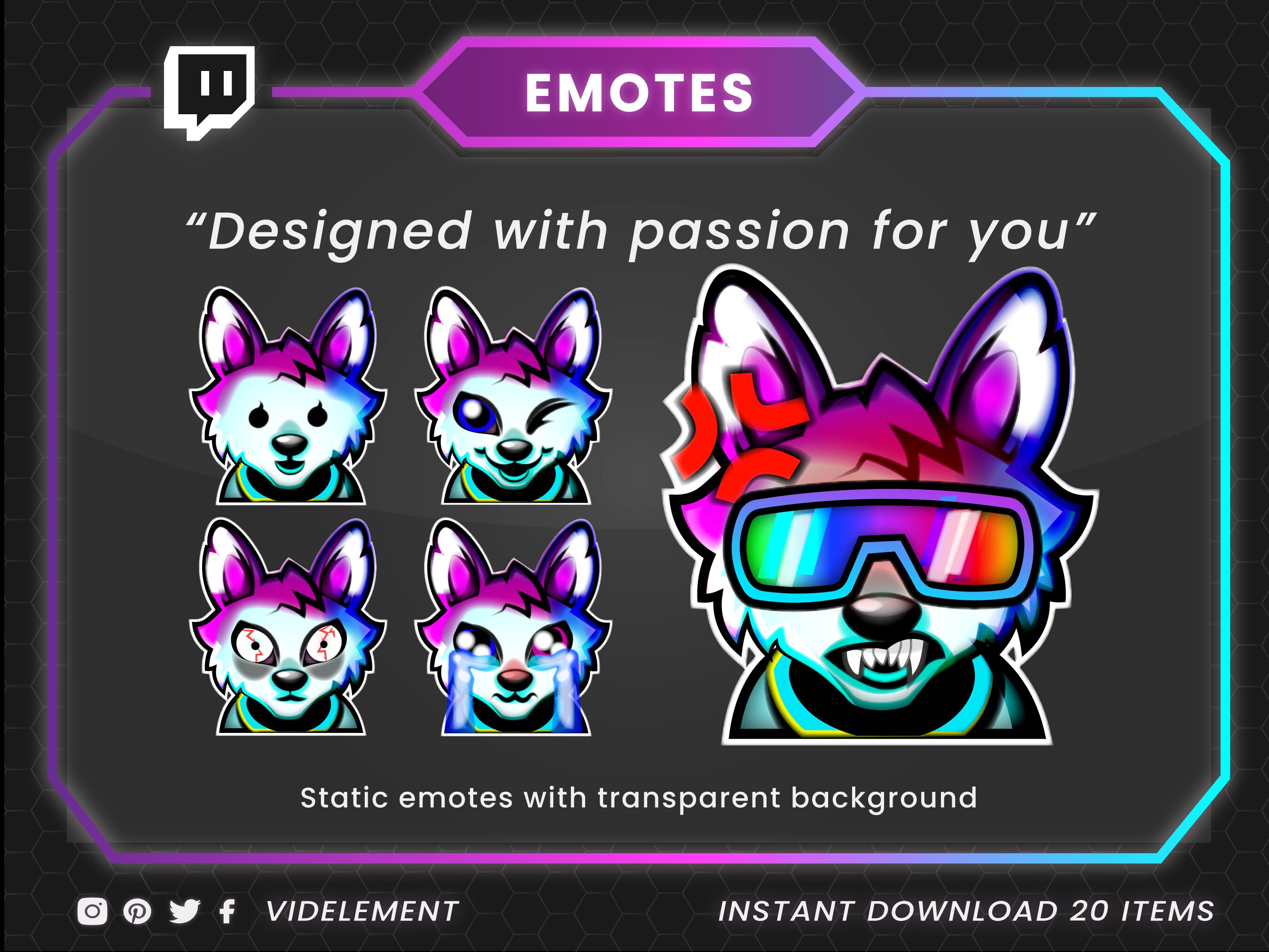 Twitch Emotes Discord Emotes Twitch Sub Emotes Cute Emotes - Etsy UK