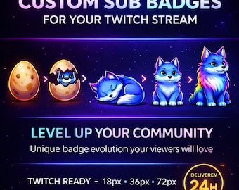 Eigene Twitch Sub Badges: Einzigartige Kanal Badges
