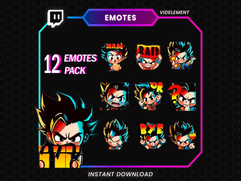 Anime Emotes Animated, Twitch Animated Emotes, Kick Animated Emotes ...