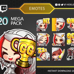 Cyber Siren: 18 Enchanting Cyborg-Girl Emotes to Electrify Your Twitch Streams