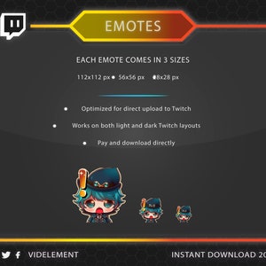 Twitch Emotes, Twitch Sub Emotes, Discord Emotes, Text Emotes, Wizard ...