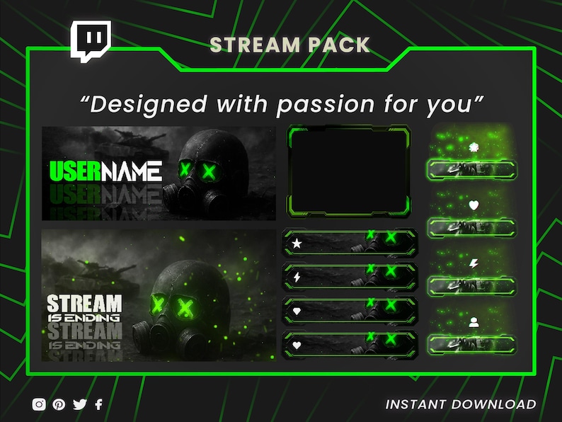 Fps Stream Layout Animated Shooter Stream Overlay Pack, FPS Overlay for Twitch - Etsy