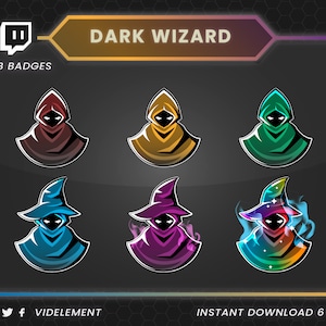 Wizard sub badges, twitch sub badges, twitch badges, twitch sub badge, sub badges twitch, badges twitch, twitch bit badges, medal sub badges