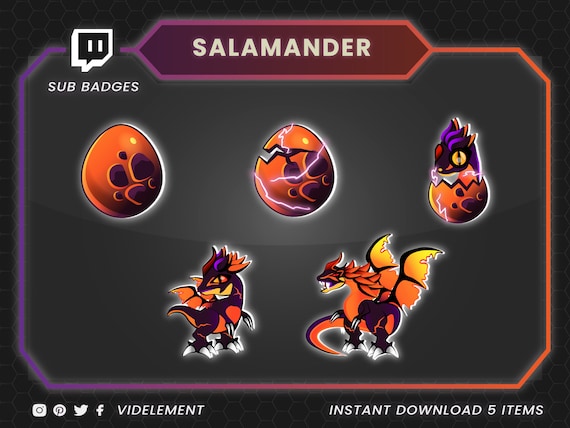 Massive Wolv Dragon Ball Sub Bits Twitch Badges by MassiveWolv on