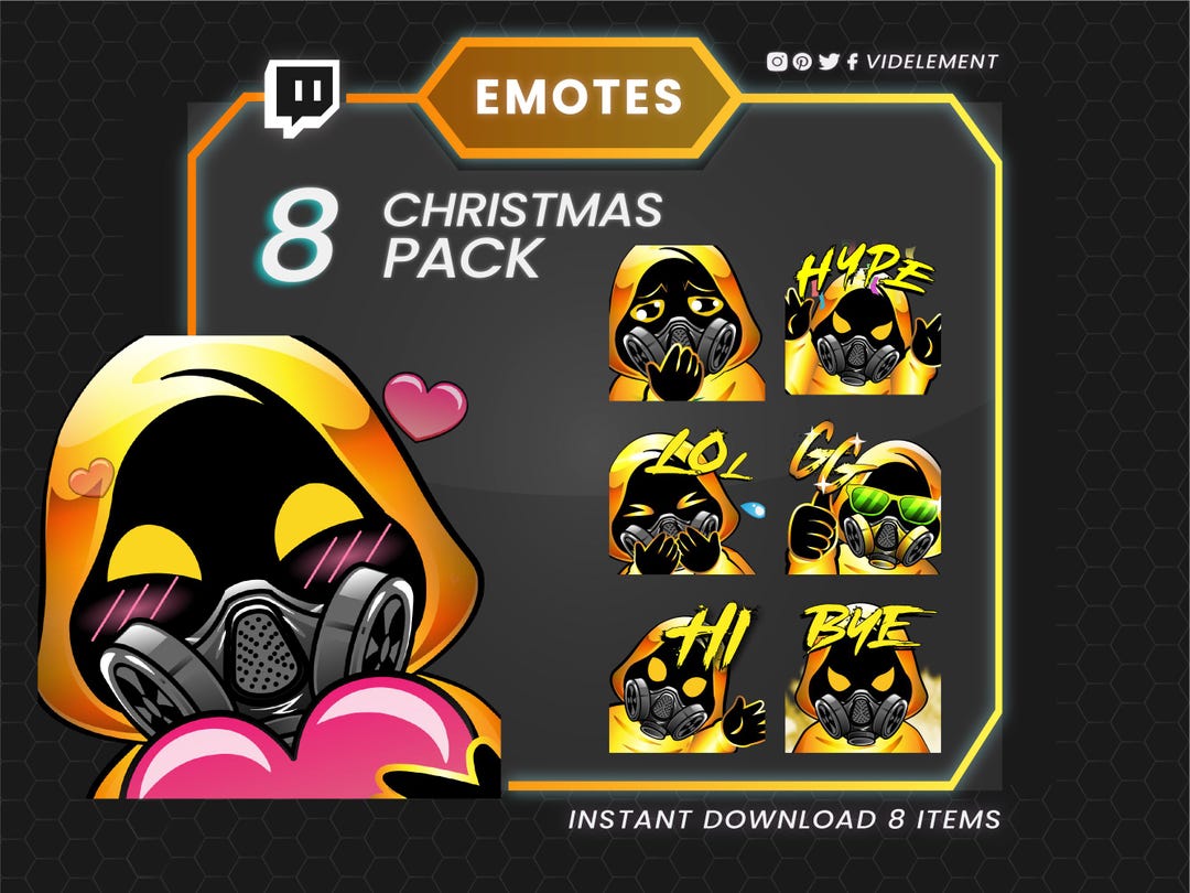 Golden Mask Animated Emotes: Twitch/discord Sub Graphics - Etsy