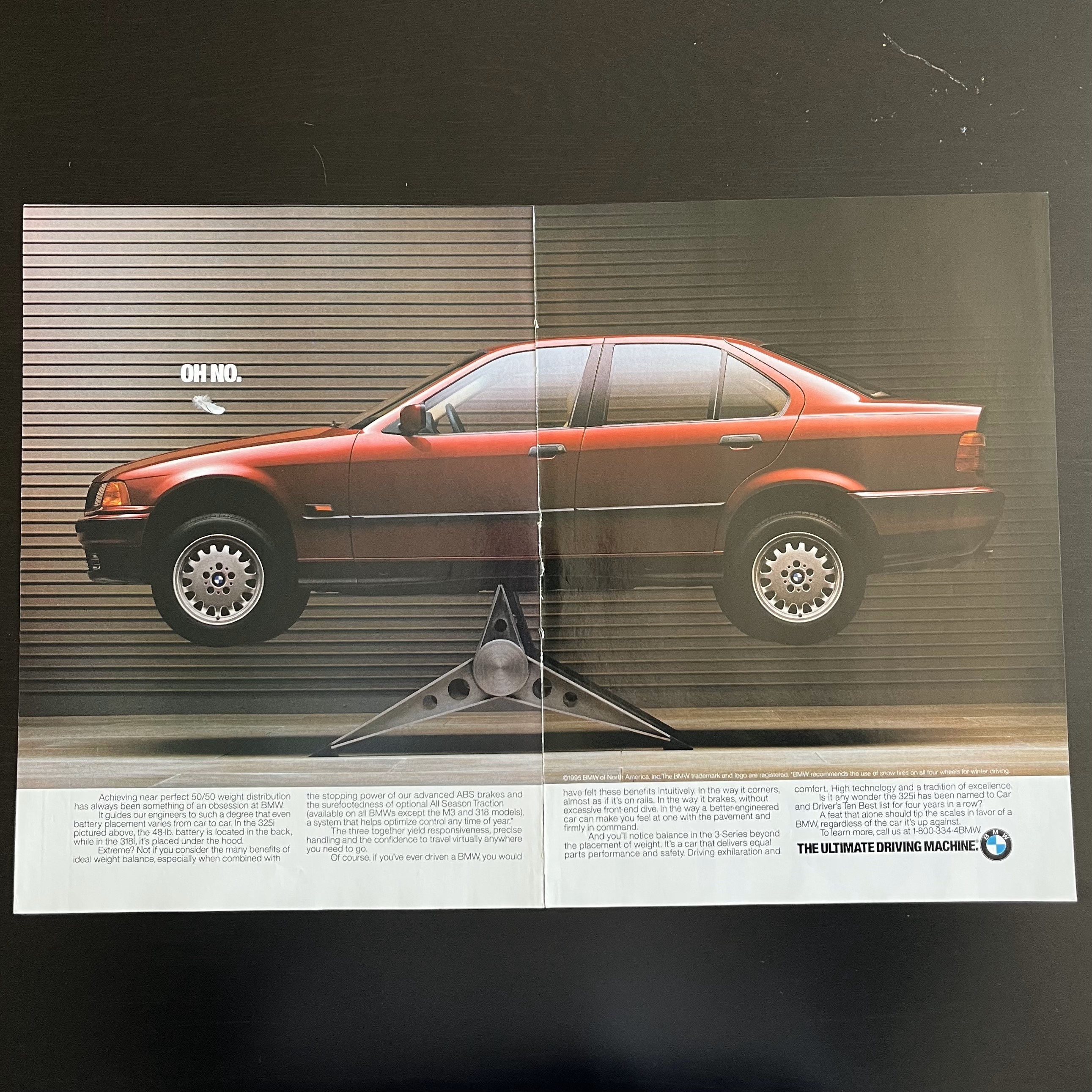 1995 BMW 325i 2 Page Spread 90