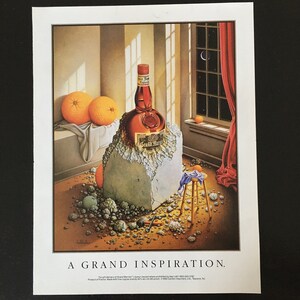 1992 Grand Marnier Print 90&#39;s Memorabilia Magazine Ad