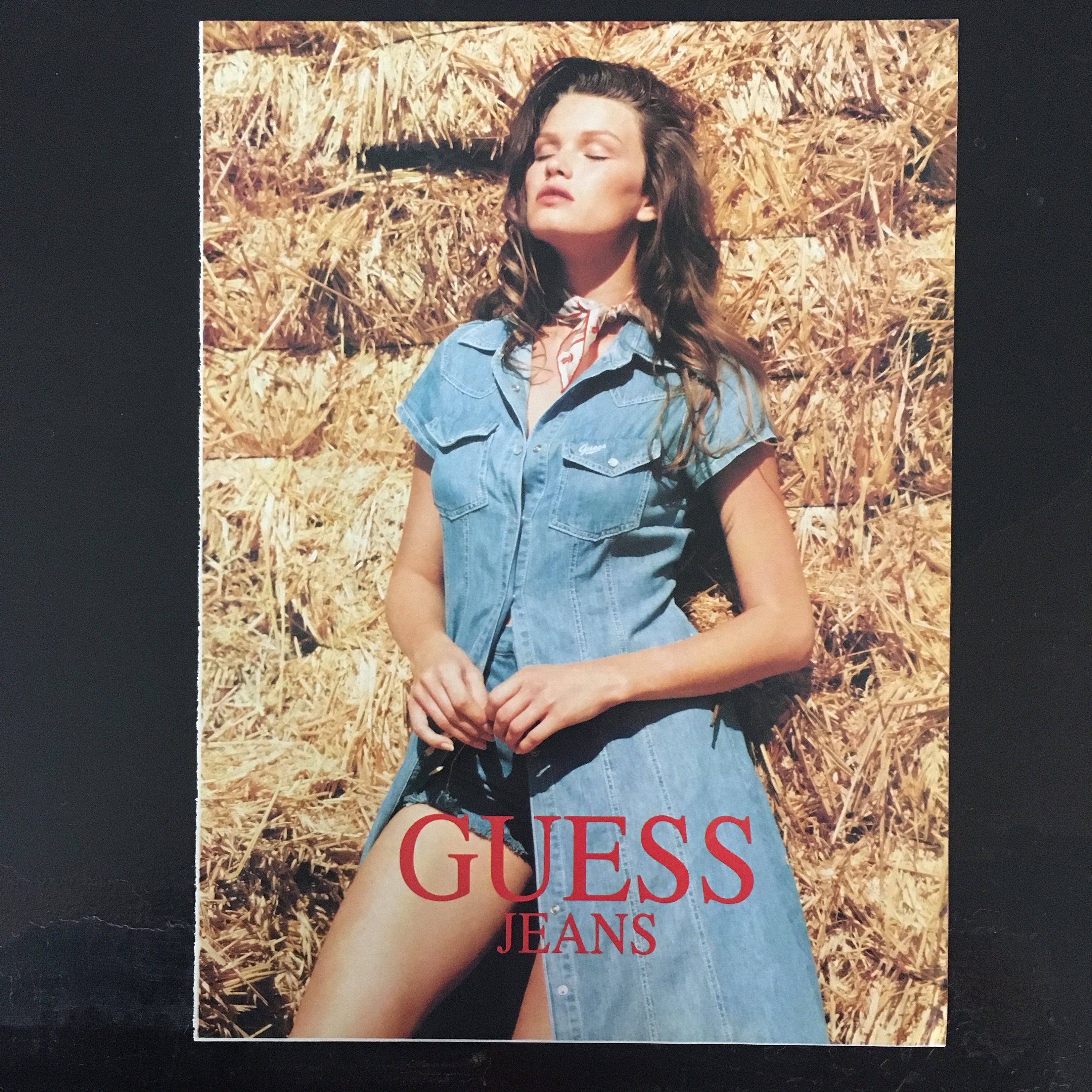 90's Memorabilia Magazine Ad Guess Jeans