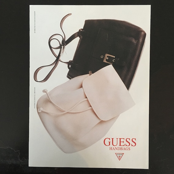 GUESS Los Angeles Women Large Monogrammed Cream Tote Handbag Purse Bag |  eBay