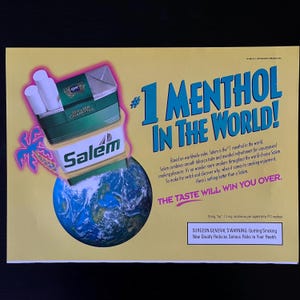 1994 Salem Menthol 90&#39;s Memorabilia Vintage Magazine Ad