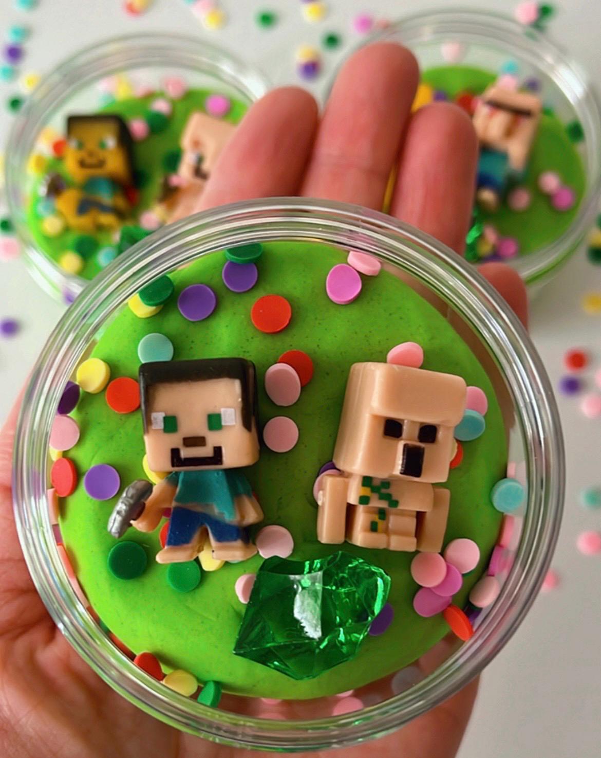 Minecraft Play Dough Jars