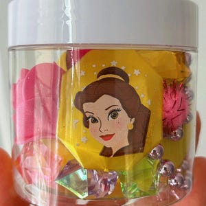 Princess Play Dough Jars