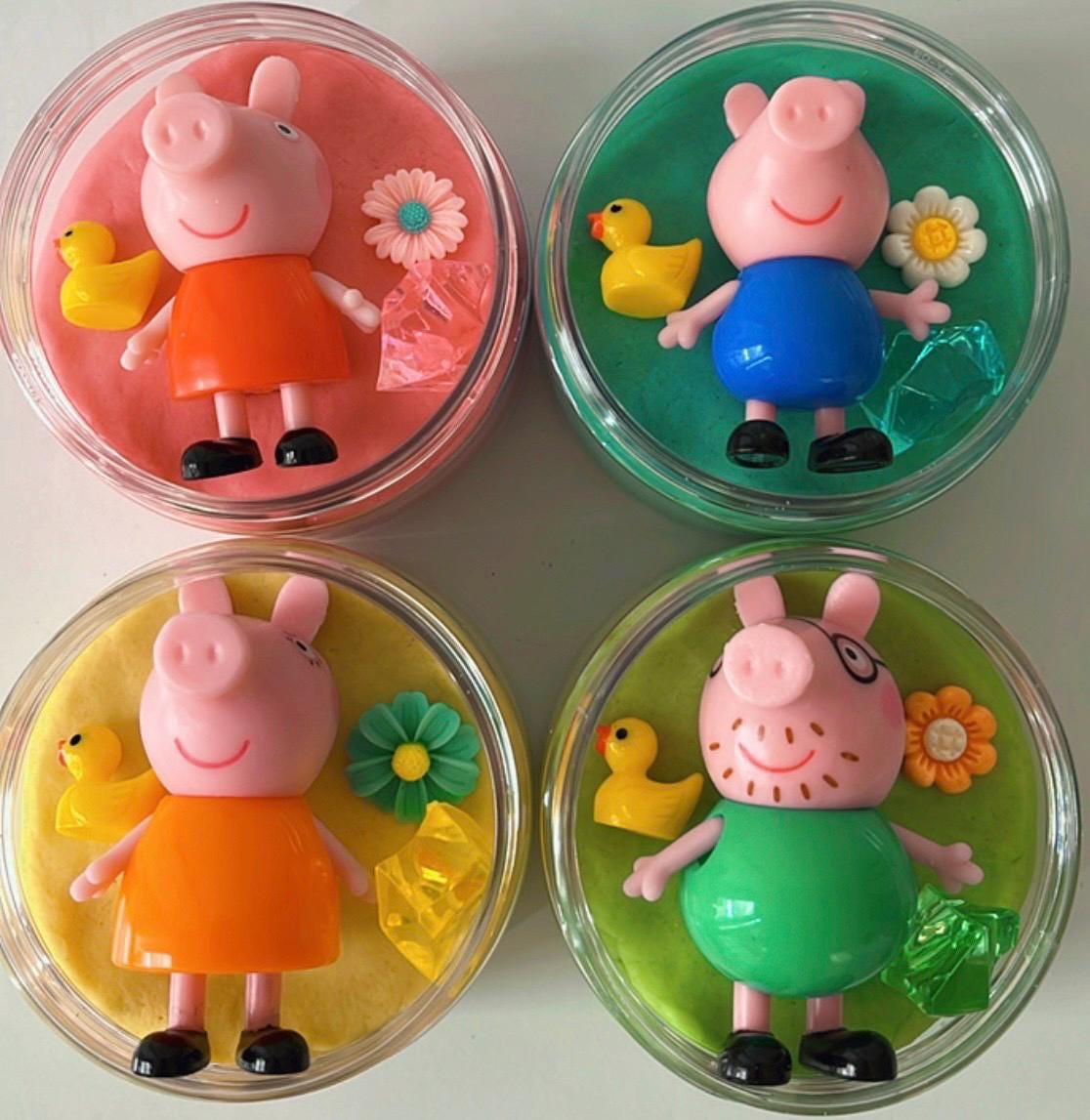 Peppa Pig Play Doh Finger Family Peppa Pig Sensory - Main Image