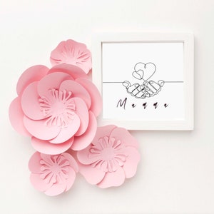 Mother&#39;s Day, mom gift box, instant download, digital files, hanging prints, party supplies
