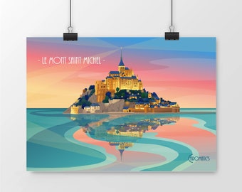 Plakat Mont Saint Michel