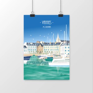 Póster válvulas morbihan bretaña