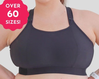 High Impact Sports Bra for Large Chest Support for Plus Size and