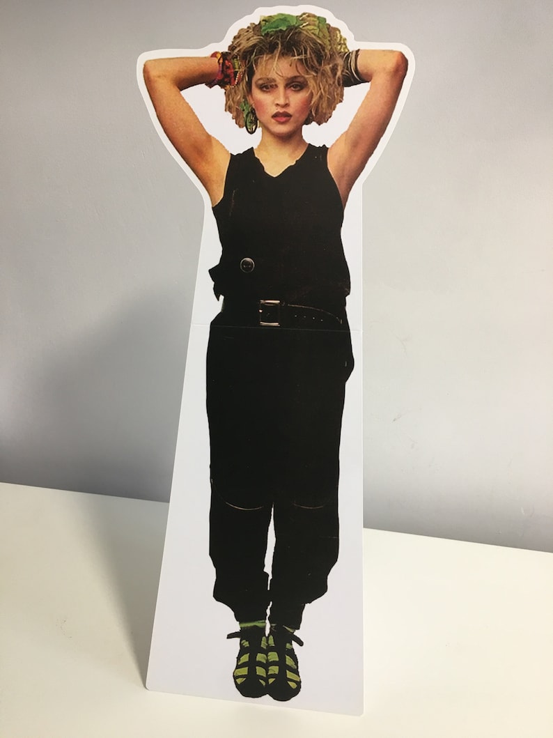 80s Party Decorations, Table Top Cutouts Stand Ups, 80s Stars, 42.5cm